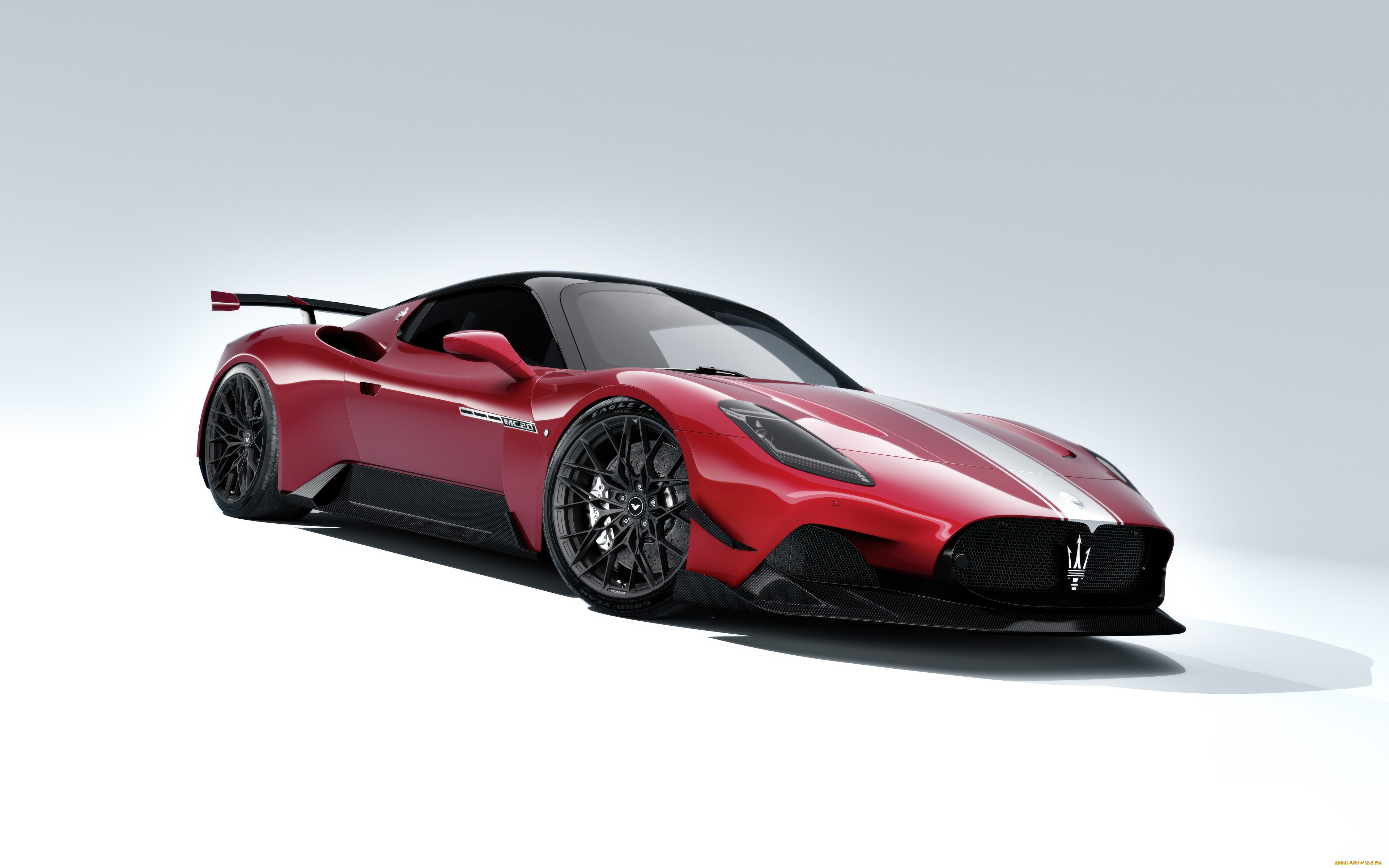 auto - car, , maserati, mc20, 2024, red, cherry